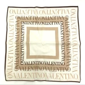 VALENTINO Signature SQUARE Cotton Italian SCARF